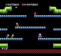 Mario Bros, capture d'écran